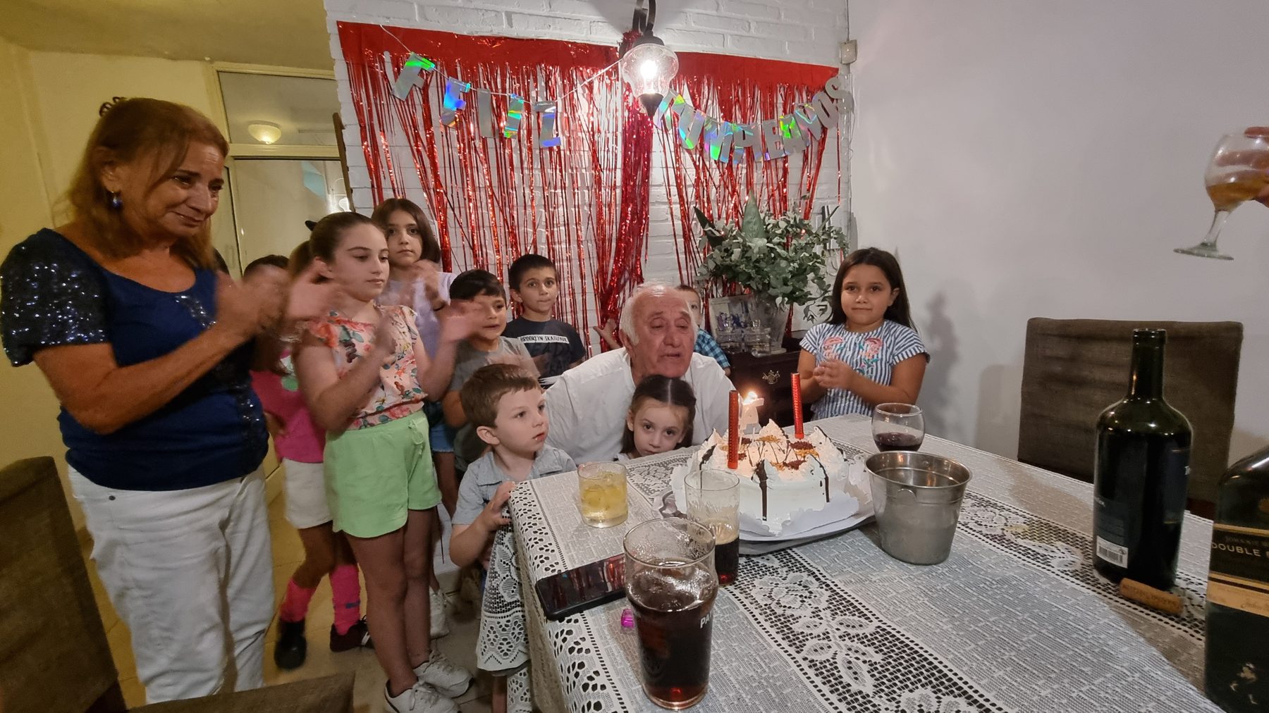 Cumpleaños de Alfredo Terraf rodeado de su familia
